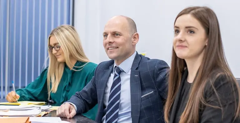 The Anthony Joyce & Co. team meeting with a client, Dublin 8